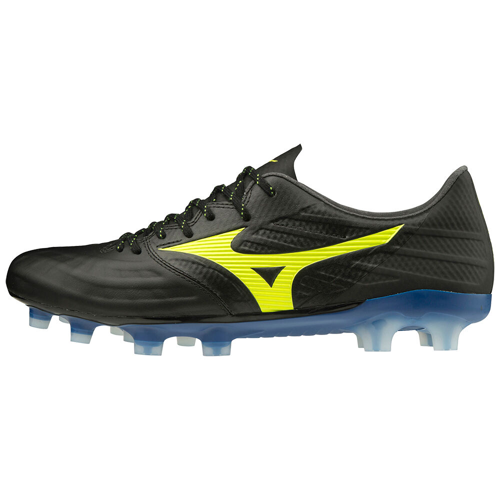 Mens Mizuno Rebula 3 Elite Soccer Cleats Black/Yellow Philippines (MVGXDO306)